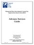 Advisory Services Guide