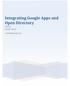 Integrating Google Apps and Open Directory v10.5 Randy Saeks. rsaeks@gmail.com