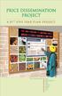 PRICE DISSEMINATION PROJECT