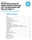 HP MSA 2040 Storage 750 Mailbox Resiliency Exchange 2013 Storage Solution with Microsoft Hyper-V