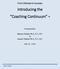 Introducing the Coaching Continuum TM