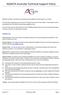 AGDATA Australia Technical Support Policy