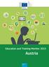 Education and Training Monitor 2015. Austria. Education and Training