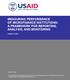 MEASURING PERFORMANCE OF MICROFINANCE INSTITUTIONS: A FRAMEWORK FOR REPORTING, ANALYSIS, AND MONITORING