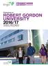 ROBERT GORDON UNIVERSITY 2016/17
