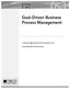 Goal-Driven Business Process Management