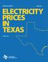 ELECTRICITY PRICES IN TEXAS
