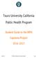 Touro University California. Public Health Program. Student Guide to the MPH. Capstone Project 2016-2017