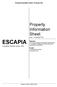 ESCAPIA. Property Information Sheet. Vacation Rental Suite VRS. aka Property Flier. Property Information Sheet / Property Flier