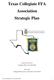 Texas Collegiate FFA Association Strategic Plan