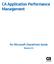CA Application Performance Management
