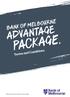 BANK OF MELBOURNE PACKAGE. Terms and Conditions