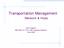 Transportation Management