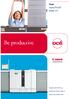 Océ VarioPrint 6000 TP. Be productive. Digital perfecting. systems that make a. positive statement