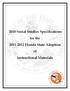 2010 Social Studies Specifications. 2011 2012 Florida State Adoption of Instructional Materials