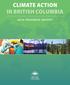 CLIMATE ACTION IN BRITISH COLUMBIA 2014 PROGRESS REPORT
