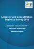 Leicester and Leicestershire Business Survey 2015