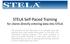 STELA Self-Paced Training for clients directly entering data into STELA