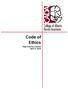 Code of Ethics Approved by Council April 9, 2016