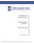 Apprenticeship Training Standard. Elevating Device Mechanic. Trade Code: 636E. Development Date: 2008