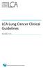 LCA Lung Cancer Clinical Guidelines