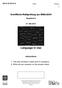 Schriftliche Reifeprüfung aus ENGLISCH. Haupttermin. 07. Mai 2013. Language in Use. Instructions