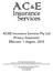 AC&E Insurance Services Pty Ltd Privacy Statement Effective: 1 August, 2010