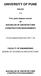 UNIVERSITY OF PUNE RULES FOR. Five years degree course Of BACHELOR OF ARCHITECTURE (CONSTRUCTION MANAGEMENT) (To be implemented from 2011-12)