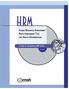 HRM. Human Resource Management Rapid Assessment Tool. A Guide for Strengthening HRM Systems. for Health Organizations. 3rd edition