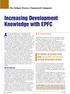 Increasing Development Knowledge with EPFC