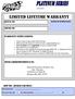 LIMITED LIFETIME WARRANTY