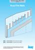 Technical Data Sheet W13. Edition 2005-03. Knauf Fire Walls