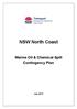 NSW North Coast. Marine Oil & Chemical Spill Contingency Plan