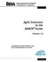 Agile Extension to the BABOK Guide