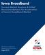 Iowa Broadband. Current Market Analysis & Initial Recommendations For Acceleration of Iowa s Broadband Market