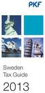 Sweden Tax Guide 2013