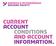 Current Account Conditions and AccounT Information.