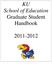 KU School of Education Graduate Student Handbook