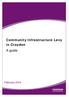 Community Infrastructure Levy in Croydon. A guide