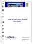 A U D I T E P O R T. Audit of Lee County Transit (Lee Tran) Internal Audit Department. Audit Number 2011-04. April 2011