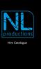 About Us. NL Productions Edinburgh 0131 285 0795 info@nl-productions.co.uk