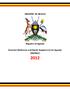 MINISTRY OF HEALTH. Republic of Uganda. Essential Medicines and Health Supplies List for Uganda (EMHSLU)