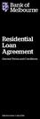 Residential Loan Agreement. General Terms and Conditions
