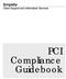 Simplêfy Client Support and Information Services. PCI Compliance Guidebook