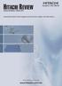 HITACHI REVIEW. www.hitachi.com/rev. Volume 63 Number 2 March 2014. Automotive System Technologies for Environment, Safety, and Information