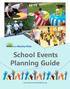 School Events Planning Guide. www.actionforhealthykids.org