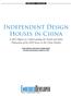 A 2012 Report on Understanding the Trends and Value Proposition of the IDH Sector in the China Market