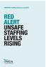 UNISON s staffing levels survey 2015 RED ALERT UNSAFE STAFFING LEVELS RISING