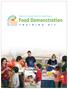 Network for a Healthy California Retail Program Food Demonstration T R A I N I N G K I T