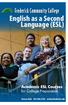 English as a Second Language (ESL)
